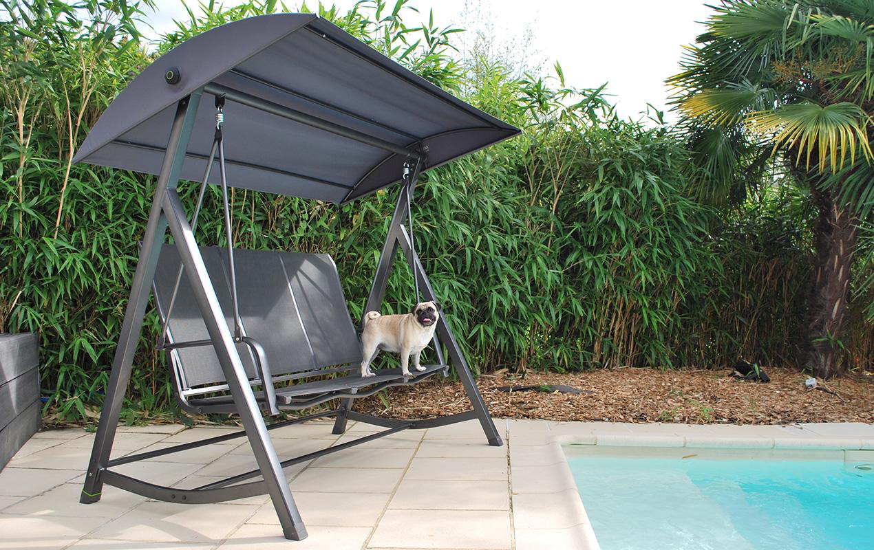 Balancelle de jardin suspendue