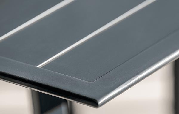 Zoom plateau table aluminium