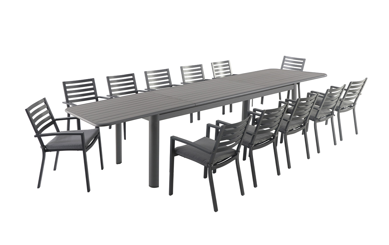 Salon de jardin XXL Athena XL & Capa 12 places | Creador®