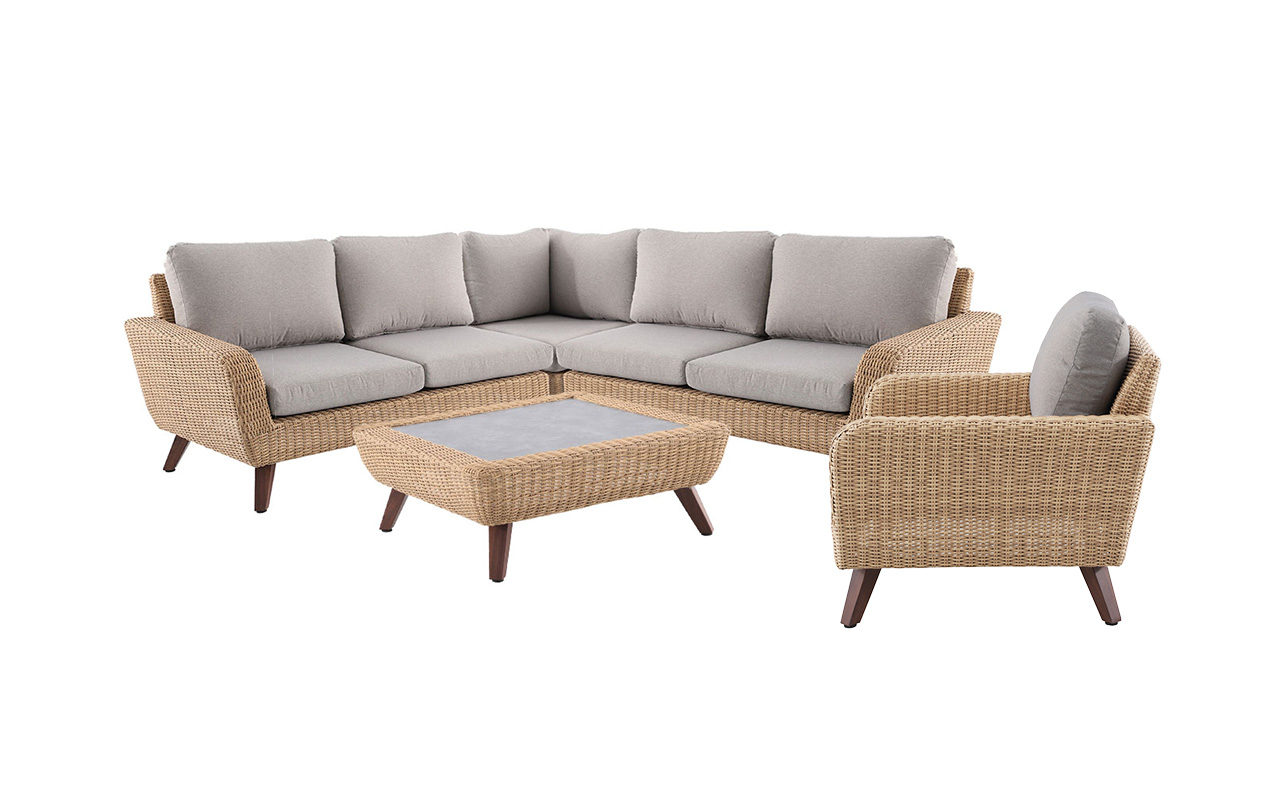 Salon de jardin d'angle Royal Riviera 6 places | Royal Garden®
