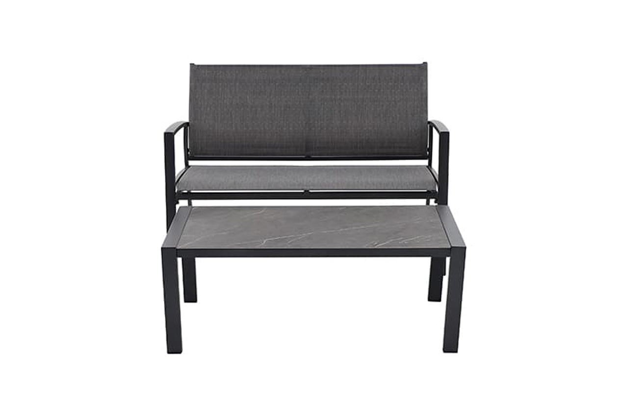 Petit salon de jardin en toile Pine 2 places | BG®