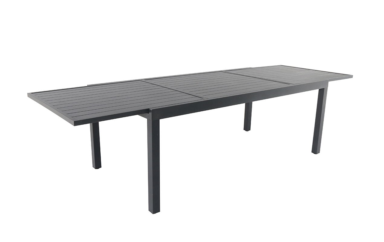 Table de jardin extensible Vital 300 12 places gris | Creador®