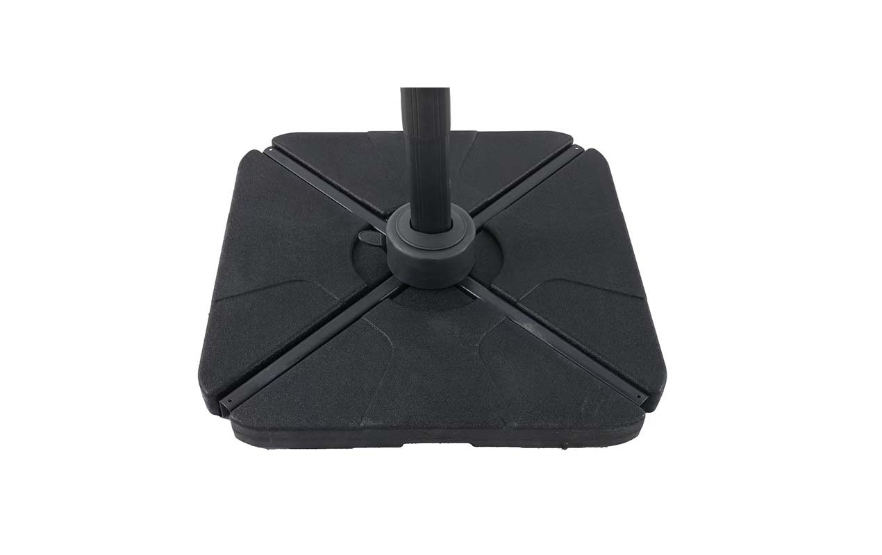 Lot de 4 dalles à remplir 60kg pour parasol | Creador®