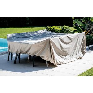 Grande housse de protection pour salon de jardin