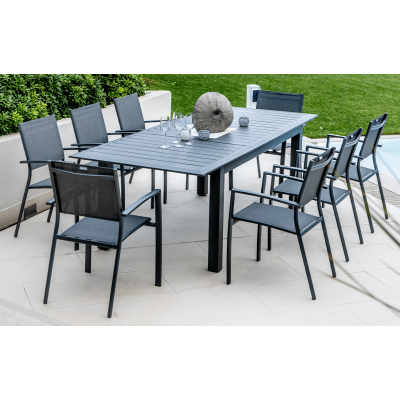 Salon de jardin extensible Vasco & ClaraAC 8 places