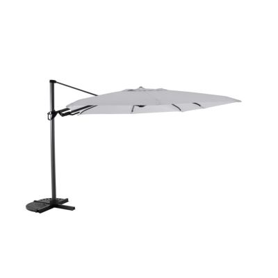 Parasol déporté 3x3 m Royal Deluxe gris | Royal Garden®