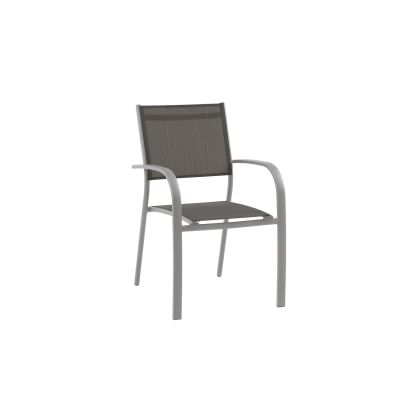 Lot de 6 fauteuils de jardin empilables Duna | Creador®