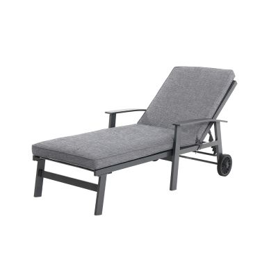 Bain de soleil aluminium avec accoudoirs Berlin | Creador®