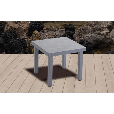 Table basse de jardin Cano carrée effet béton | Creador®