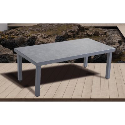 Table basse de jardin Cano effet béton