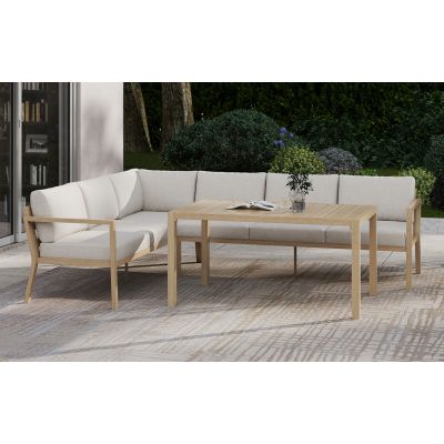 Salon de jardin d'angle Balmo 6 places | Creador®