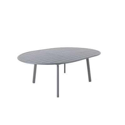 Table de jardin ronde extensible Roca 8 places