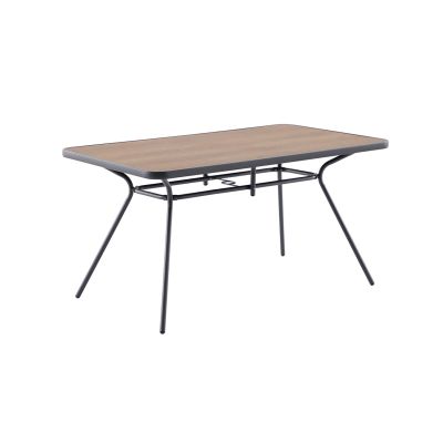 Table de jardin Tulip 6 places effet bois| BG® 