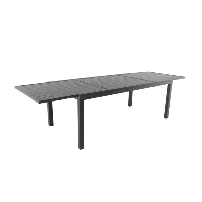 Grande table de jardin extensible Vital 300 12 places gris