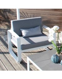 Fauteuil de jardin moderne Widero blanc | MWH®