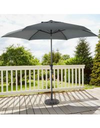 Parasol droit inclinable Ø 3 m hexagonal | Royal Garden®