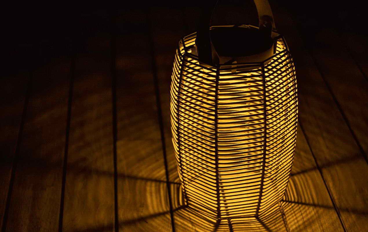 Lampe de jardin solaire nomade Luciole Grey | BG®