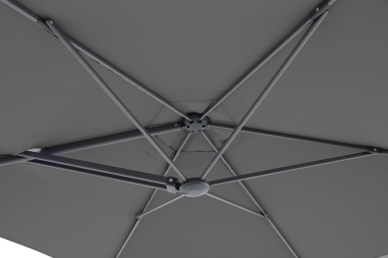 Parasol déporté Ø2,7 m Sunflower gris foncé | BG®
