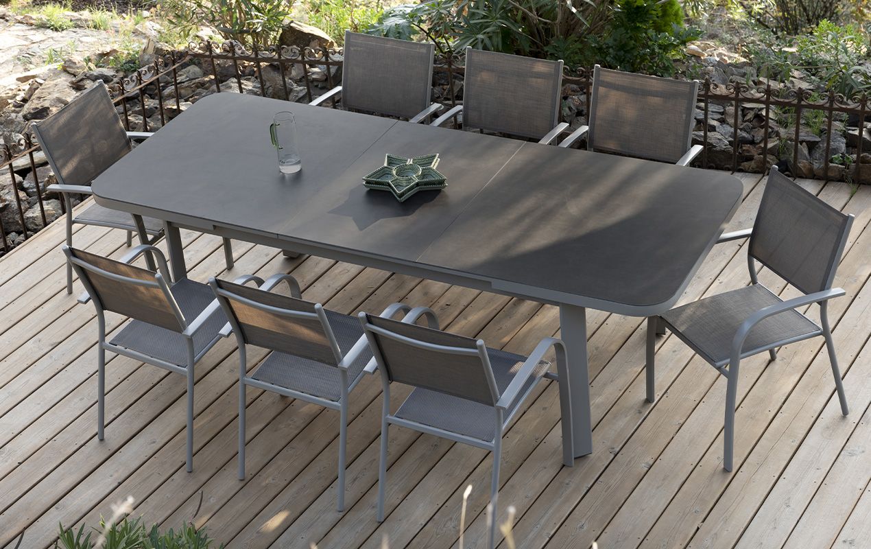 Table de jardin extensible Alberta 10 places | Creador®