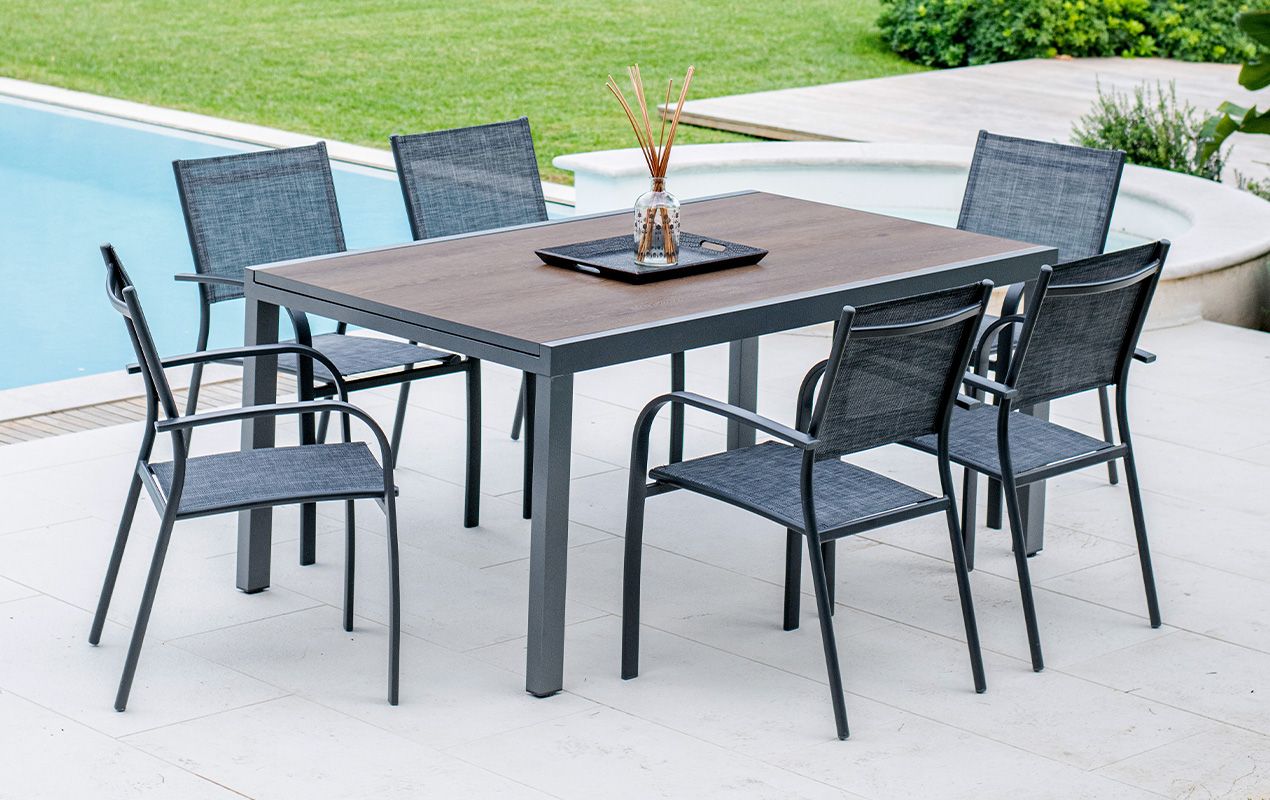 Table de jardin extensible Lanza CR 10 places | Creador® 