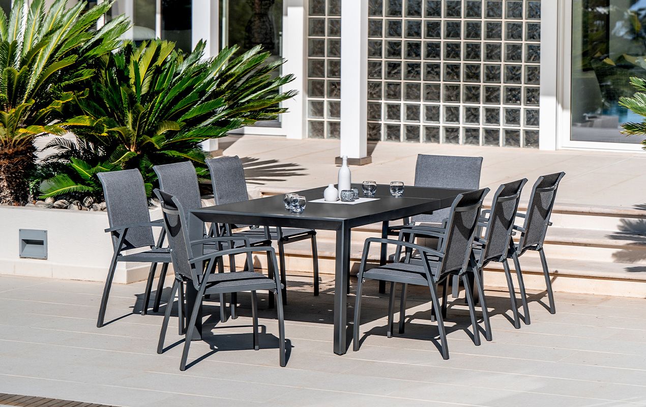 Table de jardin extensible Canyon 6/8 places