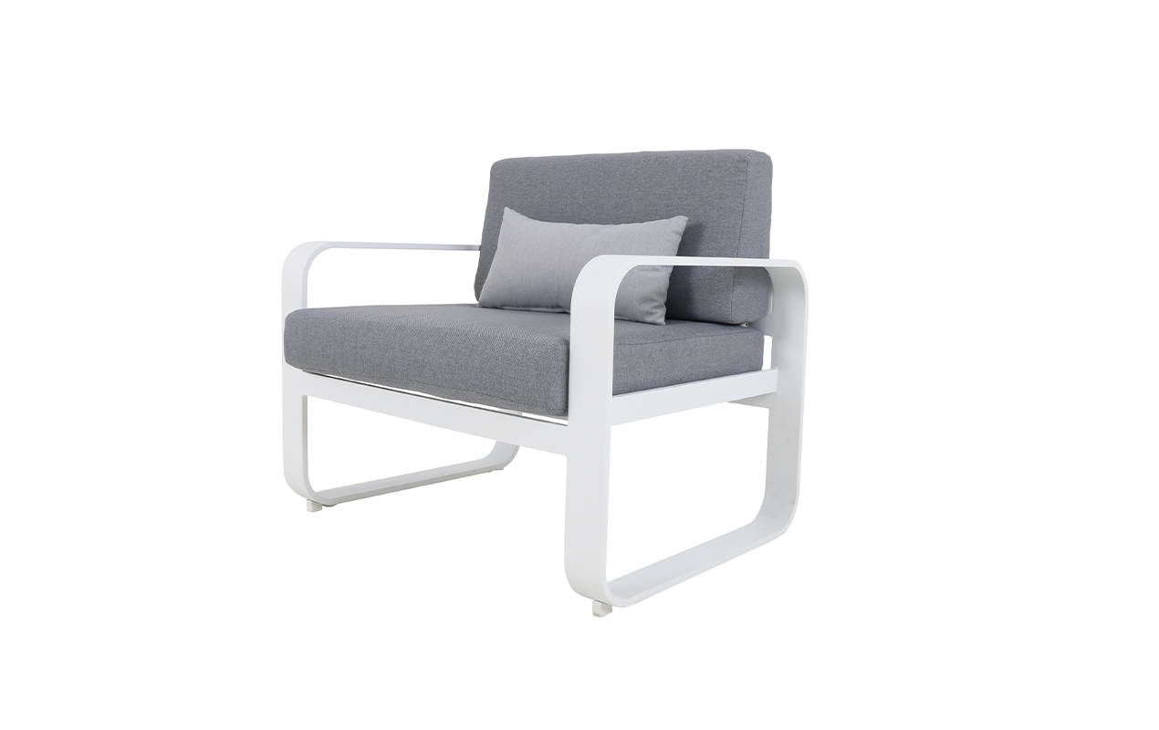 Fauteuil de jardin moderne Widero blanc | MWH®