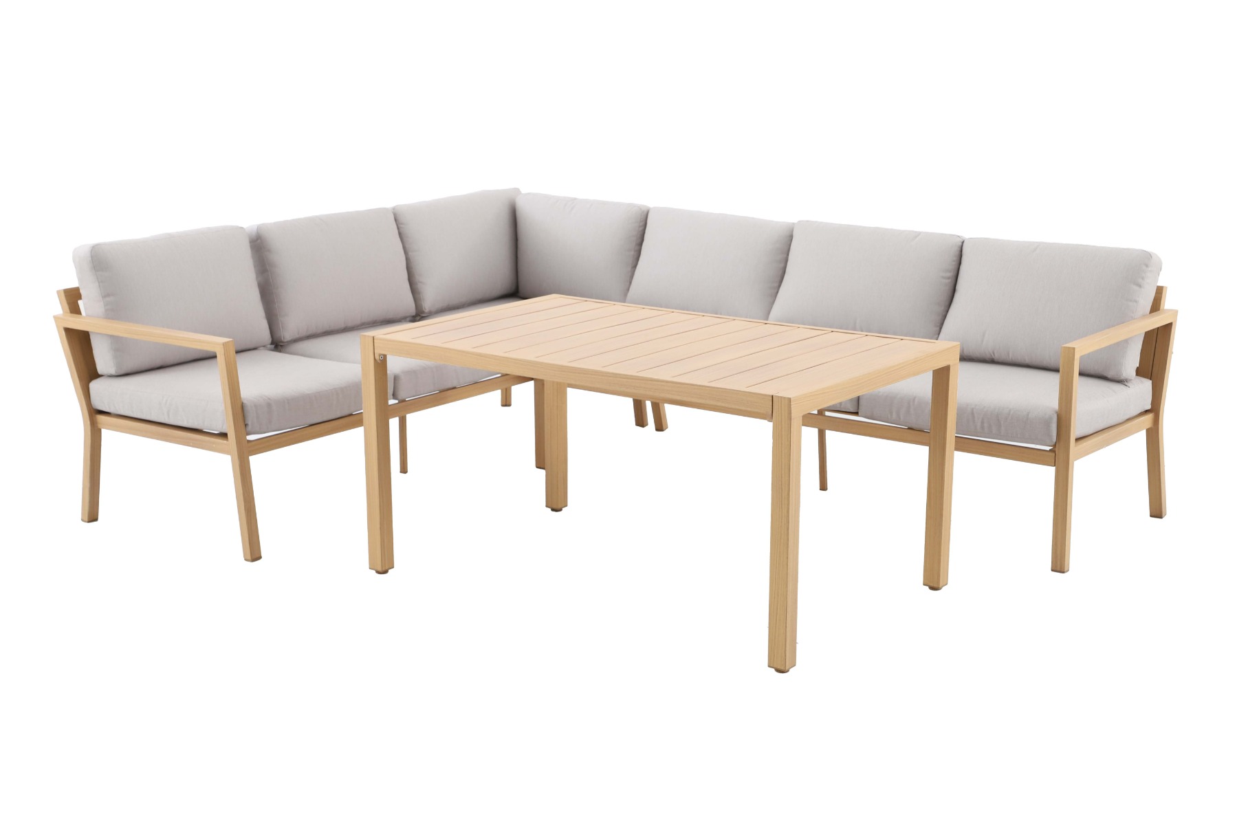 Salon de jardin d'angle Balmo 6 places | Creador®