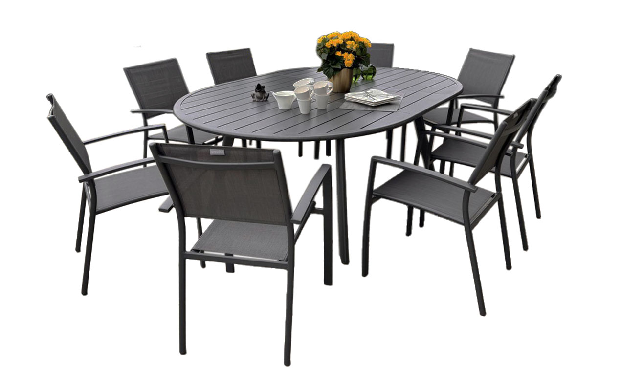 Salon de jardin extensible Roca & Clara AC 8 places | Creador®